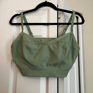 Green Sports Bra